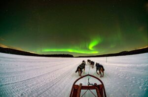 Lapponia svedese aurora boreale-svezia