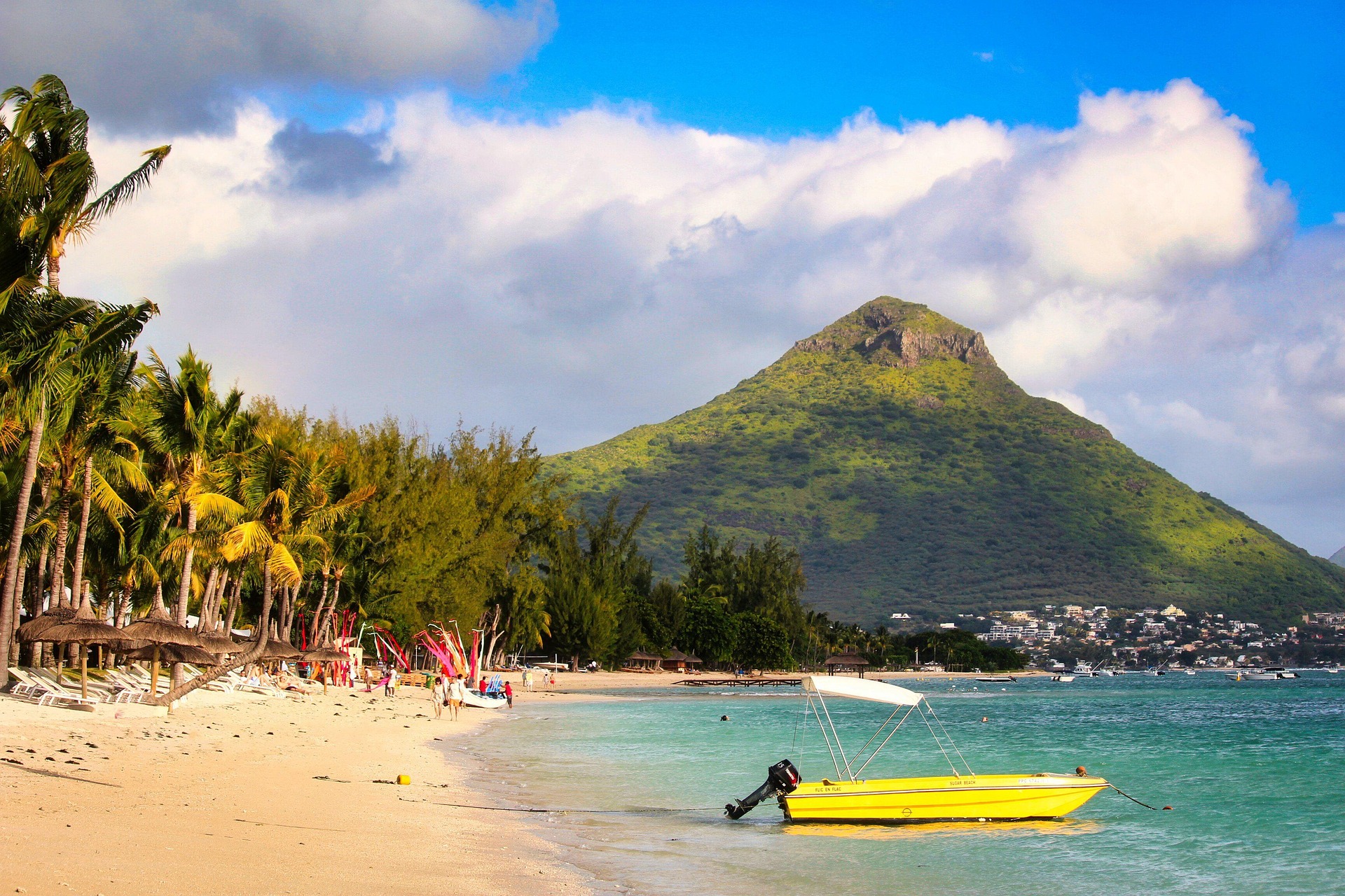 Flic en flac beach mauritius